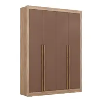 Guarda-Roupa Casal 4 Portas 3 Gavetas Maxel Cannes