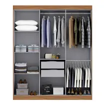 Guarda-Roupa Casal 6 Portas 2 Gavetas Maxel Holanda