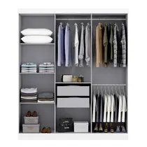 Guarda-Roupa Casal 6 Portas 2 Gavetas Maxel Holanda