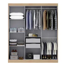 Guarda-Roupa Casal 6 Portas 2 Gavetas Maxel Holanda