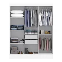 Guarda-Roupa Casal 3 Portas 2 Gavetas Maxel San Marino