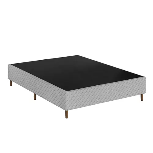 Base para Cama Box Casal Umaflex Sevilha 138x188x38cm - Cinza