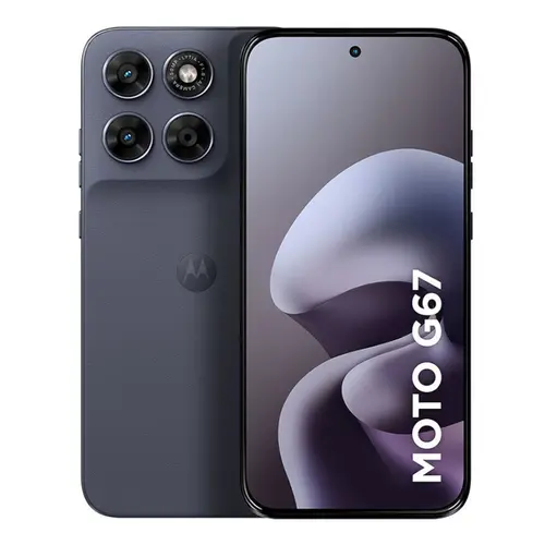 Smartphone Motorola Moto G67 5G 256GB 4GB RAM + 8GB RAM BOOST Câmera Dupla + Frontal 32MP Tela 6,8" - Chumbo