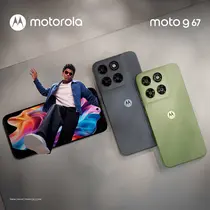 Smartphone Motorola Moto G67 5G 256GB 4GB RAM + 8GB RAM BOOST Câmera Dupla + Frontal 32MP Tela 6,8" - Chumbo