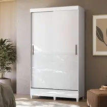 Guarda-Roupa Solteiro 2 Portas 2 Gavetas Santos Andirá Fit