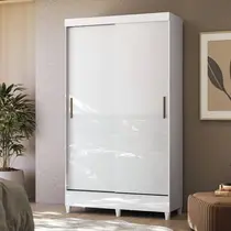 Guarda-Roupa Solteiro 2 Portas 2 Gavetas Santos Andirá Fit