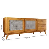 Buffet 2 Portas 2 Gavetas 180cm Viero Imperatore