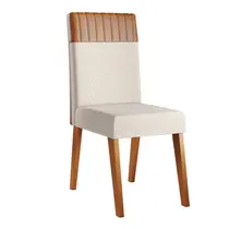 Conjunto de 2 Cadeiras Estofadas em Linho/Corano Viero Monaco
