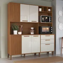 Cozinha Compacta 1,8m 7 Portas 2 Gavetas Indekes Grecia