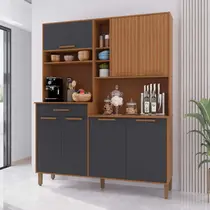 Cozinha Compacta 1,6m 7 Portas 1 Gaveta Indekes New Braga