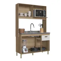 Cozinha Compacta 1,22m 4 Portas 1 Gavetas Indekes Veneto
