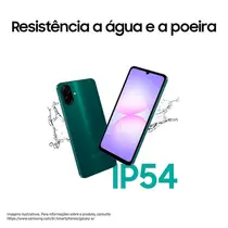 Smartphone Samsung Galaxy A07 4G 128GB 4GB RAM Câmera Dupla + Frontal 8MP Tela 6,7" - Verde
