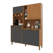 Cozinha Compacta 1,6m 7 Portas 1 Gaveta Indekes New Braga