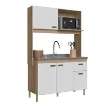 Cozinha Compacta 1,22m 4 Portas 1 Gavetas Indekes Veneto