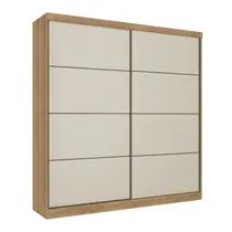 Guarda-Roupa Casal 2 Portas de Correr 6 Gavetas 100% MDF THB Móveis Málaga