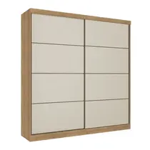 Guarda-Roupa Casal 2 Portas de Correr 6 Gavetas 100% MDF THB Móveis Málaga