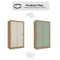 Guarda-Roupa Solteiro 2 Portas 1 Gaveta THB Móveis City Flex