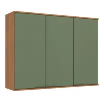Armário Aéreo 120cm 3 Portas 100% MDF THB Móveis Princess