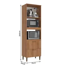 Torre Quente 2 Portas 2 Gavetas 100% MDF THB Móveis Princess