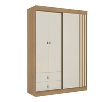 Guarda-Roupa Casal 3 Portas 2 Gavetas THB Móveis Aspen