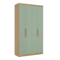 Guarda-Roupa Solteiro 4 Portas 2 Gavetas THB Móveis Milan