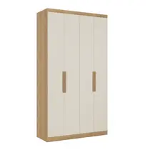 Guarda-Roupa Solteiro 4 Portas 2 Gavetas THB Móveis Milan
