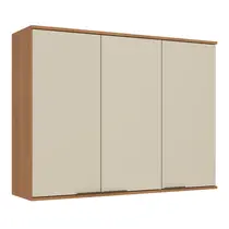 Armário Aéreo 120cm 3 Portas 100% MDF THB Móveis Princess