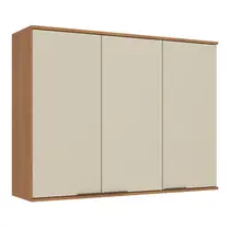 Armário Aéreo 120cm 3 Portas 100% MDF THB Móveis Princess