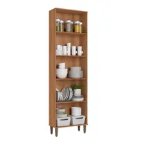 Cristaleira 70cm 2 Portas com Vidro THB Móveis Princess