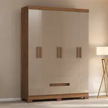 Guarda-Roupa Solteiro 6 Portas 2 Gavetas Atualle São Luis New