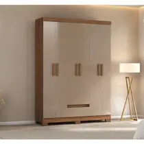 Guarda-Roupa Solteiro 6 Portas 2 Gavetas Atualle São Luis New