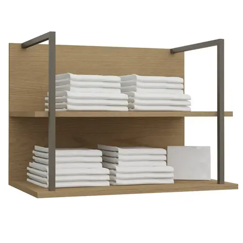 Armário Aéreo 80cm 2 Prateleiras Blend Smart Tube 8202M