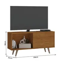 Rack para TV até 55 Polegadas 1,19m Atualle Malaga Flex