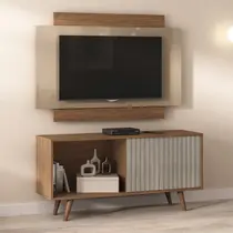 Rack com Painel para TV até 50 Polegadas 1,19m Atualle Malaga Flex