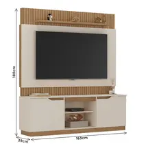 Estante Home para TV até 70 Polegadas 2 Portas Atualle Torino Flex