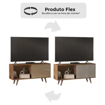 Rack para TV até 55 Polegadas 1,19m Atualle Malaga Flex