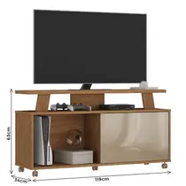Rack para TV até 55 Polegadas 1,19m Atualle Rivera Flex