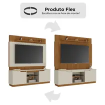 Estante Home para TV até 70 Polegadas 2 Portas Atualle Torino Flex