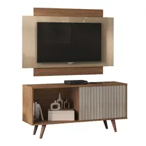 Rack com Painel para TV até 50 Polegadas 1,19m Atualle Malaga Flex