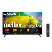 Smart TV 4K 65” LG QNED UHD 65QNED73ASA Processador AI a7 Gen8 4K Super Upscaling HDR/HLG 3 HDMI 1 USB