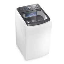 Lavadora de Roupas Electrolux LEE15 14,5Kg com Cesto Inox e Jet&Clean Branco