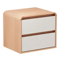 Mesa de Cabeceira 2 Gavetas 100% MDF Herval PH1813