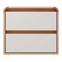 Mesa de Cabeceira 2 Gavetas 100% MDF Herval PH1813