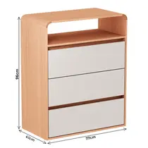Cômoda 3 Gavetas 100% MDF Herval PH1814