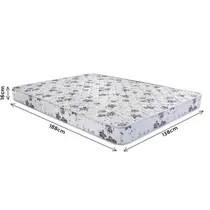 Colchão Casal Espuma D23 Herval C1947 138x188x16cm - Branco