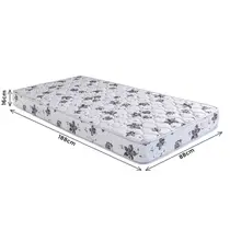 Colchão Solteiro Espuma D23 Herval C1947 88x188x16cm - Branco