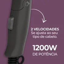 Secador de Cabelo Cadence Plié sec190 1200W Preto - Bivolt