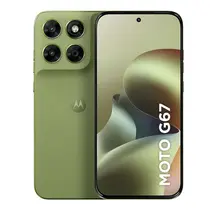 Smartphone Motorola Moto G67 5G 256GB 4GB RAM + 8GB RAM BOOST Câmera Dupla + Frontal 32MP Tela 6,8" – Verde Claro