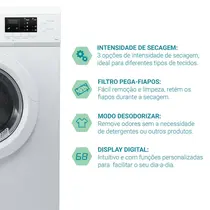 Secadora Philco PSEC5000 11Kg com 16 Programas de Secagem Branco