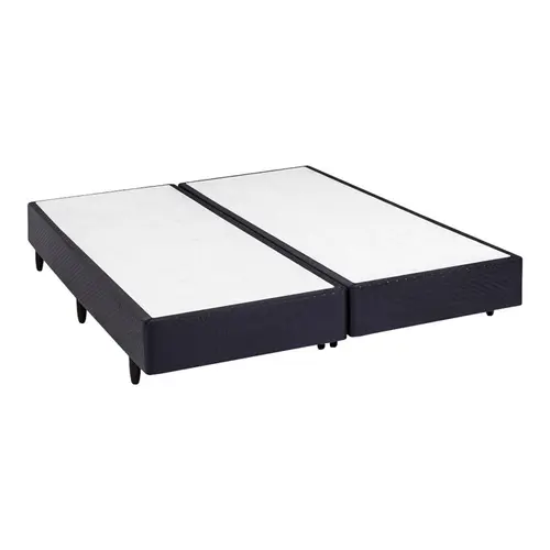 Base para Cama Box King Herval Idea Diamante 193x203x43cm - Preto